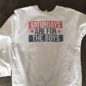 Saturday’s are for the boys sweatshirt
